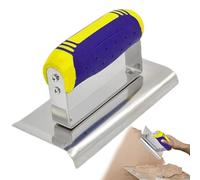 Strumento di finitura angolare per calcestruzzo in acciaio inox EDGER - Cazzuola manuale | Strumento professionale per bordi angolari per linee di cemento pulite e finiture decorative, raschietto per