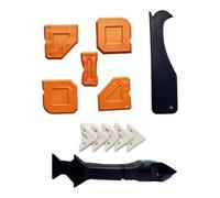 Strumento di finitura per calafataggio, strumento per bordo di calafataggio,Strumento di rifilatura 9 in 1 | Kit raschietto per utensili di finitura per calafataggio, efficiente per guarnizioni del