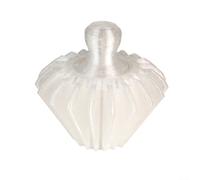 Strumento di fissaggio del filtro del caffè con materiale forPETG e design trasparente per supportare il corretto posizionamento della carta filtrante nelle macchine da caffè