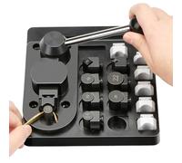 Strumento di Formazione del Filo Metallico - Kit jig in Acciaio con madio Mobile, Bender Compatto | Precision Mini Strumento per Curve a Filo Rotondo, Ideale per i movimenti per la creazione di