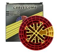 Strumento di gestione dei cavi - pettine 'organizzatore del filo, supporto di ordinamento del cavo regolabile | Organizzatore del cavo da scrivania, Gestione cavi di ricarica USB per PC, ufficio e