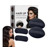Strumento di imbottitura - cuscinetto invisibile per capelli, base volumizzante per aumentare il volume dei capelli, strumento di inserimento imbottitura, inserto in schiuma concava con 4 cuscini per
