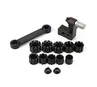 Strumento di impostazione dei gioielli con diamanti, morsetto a sfera Anello con incisione Strumento per gioielli Set di anelli micro-intarsio Set di micro-inserti Anello micro-adesivo Strumento di gi