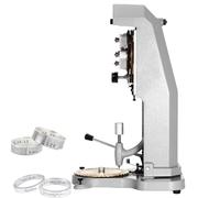 Strumento di incisore ad anello professionale per elastici interni, quadrante bifacciale con punta in acciaio da 1.5mm e 2mm per nomi personalizzati Date iniziali su gioielli in rame argento oro che f