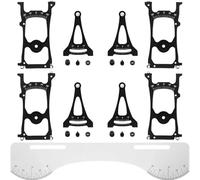 Strumento di indicatore di configurazione di auto RC 1/10 per sospensione e regolazione dello sterzo con indicatore angolare scorrevole per punta e camber compatibile con accordatura della deriva dell