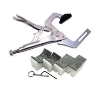 Strumento Di Inserimento Della Pressa Per Tasti Portatile Per Tastiera Con 4 Inserti A Raggio Set Di Riparazione Per Liutaio Di Chitarra Leva Di Rilascio Supporto Per Il Manico(Machine)