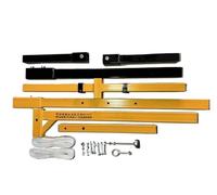 Strumento di installazione dell'unità esterna con argano manuale e staffa per smontaggio ad alta quota