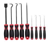 Strumento di installazione multifunzionale per riparazione automatica, mini gancio per paraolio, cacciavite, estrattore per gancio, 9 pezzi.