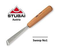 Strumento Di Intaglio In Legno 550210 Stubai 10Mm No1 Sweep Skew