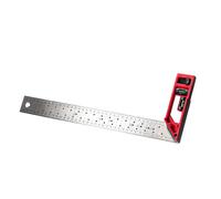 Strumento di layout accurato per carpenteria con marcatura, indicatori a bolle, design a fori multipli, strumento per la lavorazione del legno, righello quadrato regolabile ad angolo multiplo