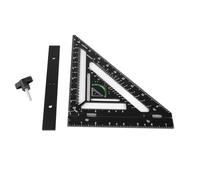 Strumento di layout quadrato di carpentiere professionale ad alta precisione in alluminio in lega di triangolo rafter quadrato per la lavorazione del legno e progetti di