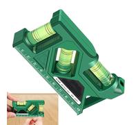 strumento di livellamento - Bolla multifunzione ABS | Supporto per bolle con misurazione accurata, livellatore, fori di montaggio RV Leveler | Uso commerciale a casa