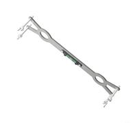 Strumento di livellamento della valvola della doccia con indicatore di livello, posizionatore per acqua fredda e calda in acciaio inox per un'installazione precisa del rubinetto, 24 x 5 x 15 cm