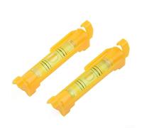 Strumento di livellamento delle corde regolabili, set da 2 pezzi, gancio a bolle per linea di costruzione (giallo)