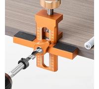 Strumento di localizzazione regolabile in lega di alluminio e acciaio inossidabile con punta da trapano, perforatrice e sollevatore 2 in 1 (A)