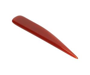 Strumento di lucidatura agata, dimensione portatile multifunzionale, alta durezza, superficie lucida, facile da usare, coltello per lucidare gioielli per oro, argento, rame