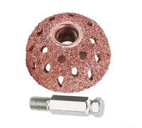 Strumento di lucidatura per riparazione pneumatici, testa di rettifica da 42 mm con sfera tampone raspa e gambo esagonale da 9 mm per l'uso con attrezzature pneumatiche