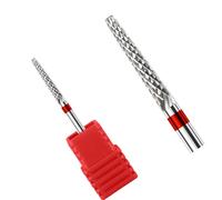 Strumento di manicure di precisione per unghie in lega testa di rettifica per la rimozione sicura delle cuticole e nail art manicure trapano per unghie in acciaio al tungsteno