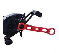 Strumento di manutenzione per mulinello da pesca con rimozione dei perni dei cuscinetti e funzioni di smontaggio della bobina, include chiave per dadi in metallo e strumento di fibbia, adatto per vari