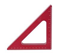 Strumento di marcatura utile triangolo righello alto Squre e dritto per la lavorazione del legno Lega di alluminio solida lega di alluminio