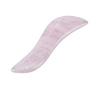 Strumento di Massaggio Al Quarzo Rosa per Massaggio del Viso e Massaggio Acupoint 1 Pc Bacchetta Cristallina Unica e Bella Liscia da 115 Mm/4,5 Pollici di Piccole Dimensioni