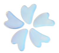 Strumento di massaggio for raschietto in pietra opalite fatto a mano Guasha Board for la pressione del corpo sulla schiena del collo 1 pezzo