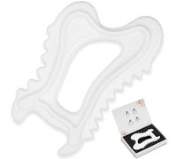 Strumento di massaggio Gua Sha in ceramica per viso + corpo - Strumento di raschiatura muscolare premium per drenaggio linfatico + massaggio fasciale - Massaggiatore per punti trigger - di Cozlow