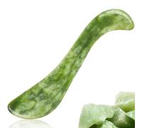 Strumento di massaggio Gua Sha in pietra di giada, grande tavola Guasha a forma di S, strumento per massaggi per scolpire il corpo, anticellulite, SPA, agopuntura, per massaggio schiena, collo, gambe,