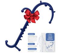 Strumento di massaggio portatile per punti trigger point, massaggiatore per schiena e collo, per automassaggio, bastone per massaggio completo del corpo, bastone da massaggio per alleviare il dolore