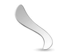 Strumento di massaggio raschiante Gua Sha in acciaio inossidabile, raschietto muscolare Terapia fisica for tessuti molli for schiena, collo, gambe, braccia, spalle 1 pezzo (Color : Type 2)