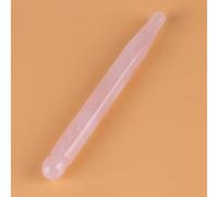 Strumento di Massaggio | Rosquarz Crystal Facial Massage Wand | Stick Liscio per Spa e Massaggio di Agopuntura | Dimensioni Ridotte e Facile da Indossare | Terra Lucidata