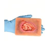 Strumento Di Medicazione Per Ferite-Modello Di Bendaggio Per Ferite In Silicone-Modelli Di Simulazione Di Ferite Necrotiche Umide Per La Formazione Medica, Strumento Dimostrativo Per La