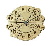 Strumento di melodia in legno, ruota d'accordo, ruota circolare in legno e strumento educativo musicale, strumento indispensabile per strumento musicale, pianoforte, basso, ukulele