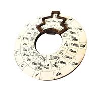 Strumento Di Melodia In Legno, Ruota Di Legno Circolare E Strumento Educativo Musicale, Strumento Educativo Di Teoria Musicale | Ruota Di Accordi Strumento Di Melodia In Legno E Strumento Educativo