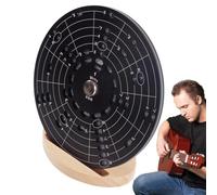 Strumento di melodia per chitarra, disco di teoria musicale per chitarra, strumento di melodia in metallo, ruota di accordi musicali per chitarra, forniture scolastiche di melodia, lega di alluminio
