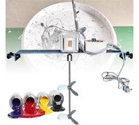 Strumento di miscelazione for rivestimenti di inchiostro, miscelatore for vernice da 60 galloni, agitatore elettrico for vernice con serbatoio, asta e lama in acciaio inossidabile