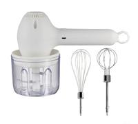 Strumento di miscelazione portatile con manico ergonomico che migliora il comfort durante l'uso (bianco)