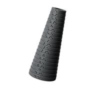 Strumento di misura di montaggio con trasparente da 12,7 a 24,9 cm | Scala incisa da 12,7 a 24,9 cm per officine e contatori, per gioiellieri e allestimenti al dettaglio