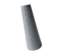 Strumento di misura di montaggio con trasparente da 12,7 a 24,9 cm | Scala incisa da 12,7 a 24,9 cm per officine e contatori, per gioiellieri e allestimenti al dettaglio