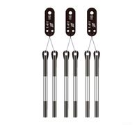 Strumento di misura per filettature esterne, calibro a tre pin, acciaio al carbonio, precisione livello 0 (0,118)