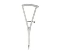 Strumento di misura verbale medica a doppia dimensione curva a punta dritta Pianificazione antiruggine per la misurazione odontologica dell'osso strumento di misurazione della procedura verbale