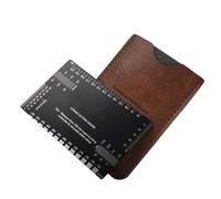 Strumento di misurazione accurato: bilancia metrica imperiale, calibro per corde per chitarra, accessorio robusto per liutaio, scheda di configurazione di precisione, riparazione affidabile per