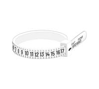 Strumento di misurazione 'anello - Nastro di misurazione della dimensione 'anello | Ring sizer regolabile per noi dimensioni | Striscia di Sizer | Anello portatile sizerr (colore casuale)