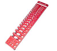 Strumento di misurazione Bulloni - Sturdy, durevole, calibro filettato a vite, Campleant Metal 34 fori, identificatore cercatore dimensioni bullone | Multipurpose Outdoor Indoor Utility