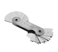 Strumento di Misurazione Convesso Concavo per Calibro di Raggio in Acciaio Inossidabile per Macchinisti Strumento Conveniente per Misurare il Raggio (R15-25MM)