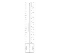 Strumento di misurazione del calcolo del righello per la navigazione Disegno in contesti di volo e marini Formazione Scala precisa Bilancia portatile di tracciamento