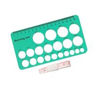 Strumento di misurazione del capezzolo a doppia scala con calibri a flangia Design in silicone per uso alimentare per madre infermieristica Accessori per allattamento Set di misurazione