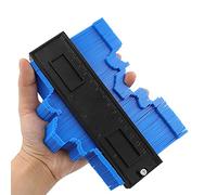 Strumento di Misurazione del Contorno, Contour Duplicator Gauge, Duplicatore di Contorni, Calibro di Plastica di Contorno, Replicatore di Contorno, per Piastrelle, Pavimenti, Tubi, Blu, 140 mm