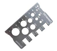 Strumento di misurazione del filo con forma ergonomica e scale metriche incise per ridurre gli errori visivi in uso (1PCS)