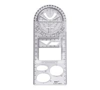 Strumento di misurazione del Modello di Disegno Geometrico del Righello Geometrico Multifunzionale per l'architettura dell'ufficio scolasticoProfessionale e alla Moda